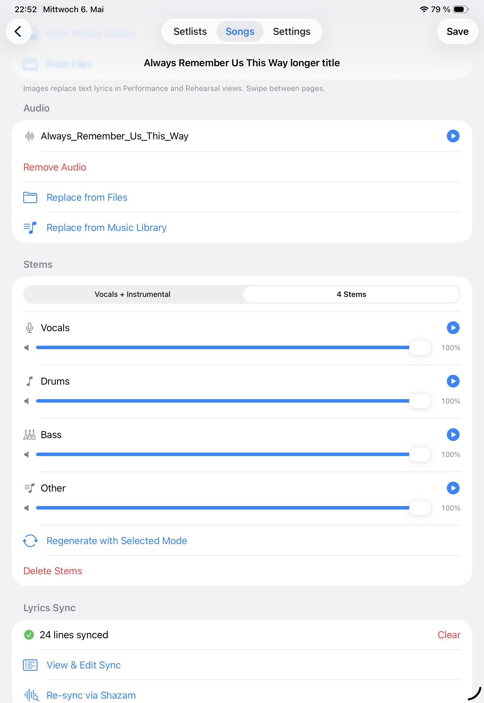 Song Editor